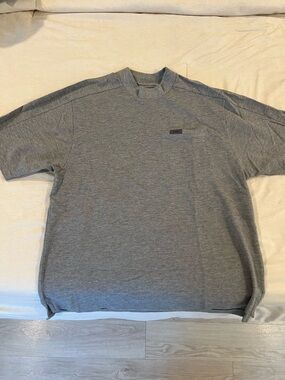 Figs Heather Gray Short Sleeve Crew Tee